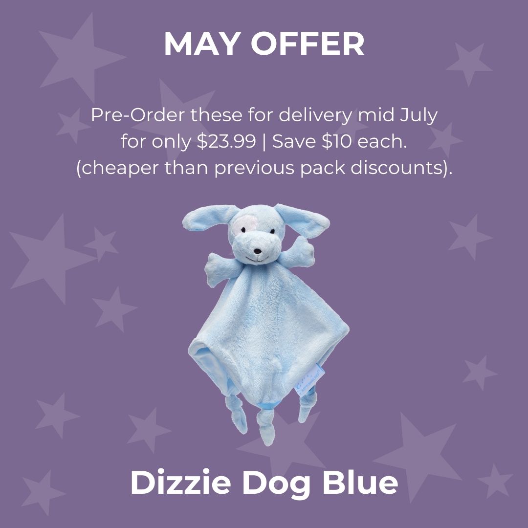 PRE-ORDER SHIP MID JULY | Dizzie Dog Blue Comforter
